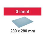 Abrasive paper 230 x280 P180 GR/10 Granat 201262