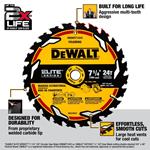 DWAW714243PK ELITE SERIES Circular Saw Blades 7-3
