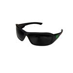 Brazeau Polarized Smoke Lens Black Frame Safety Glasses, TXB436