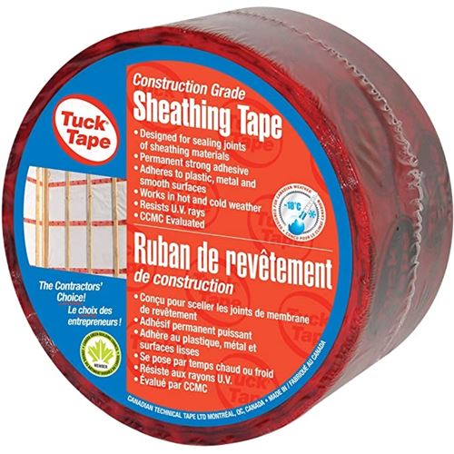 220502 Tuck Contractors' Sheathing Tape (Red)