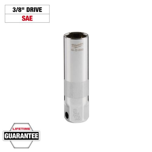 48-22-9550 3/8in Drive 9/16in Spark Plug Socket
