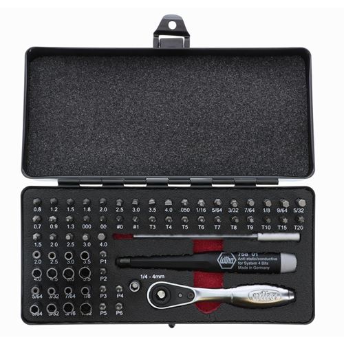 Master Tech 65 Piece Set - ESD Handle, Mini Ratche