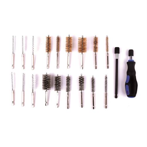 733339 20PC PIPE CLEANING BRUSHES KIT HEX SHANK 1
