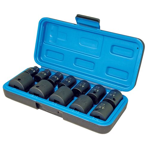 610207 12 Pc 3/8 Dr S.a.e. Impact Socket Set - 6 P