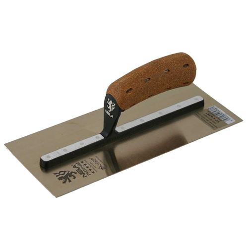 11" x 4.75" Cork Hdl Chrome SS Smoothing Trowel
