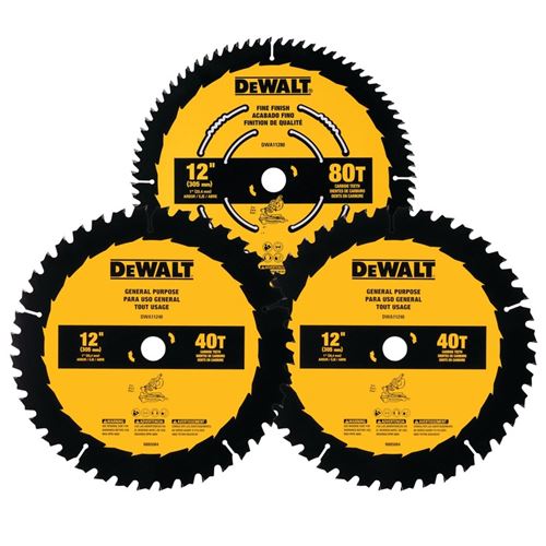 DWA112CMB3 3-Pack 12in General Purpose Blades