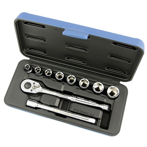 600223 11 Pc 3/8 Dr S.a.e. Socket Wrench Set - 6 P