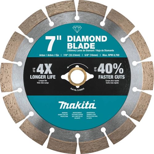 B-69624 7in Diamond Blade - Segmented