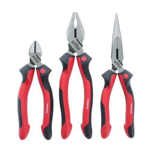 Industrial Pliers SoftGrip 3 Piece