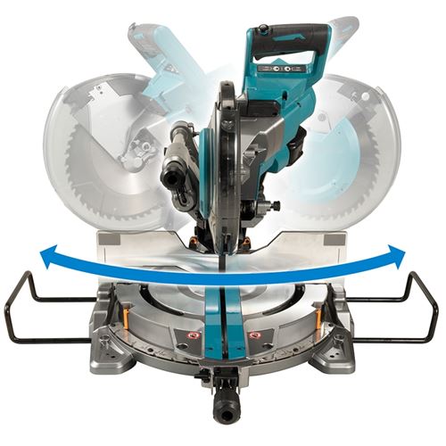 Makita LS004GZ 40V 10in Mitre Saw with Brushless Motor & AWS