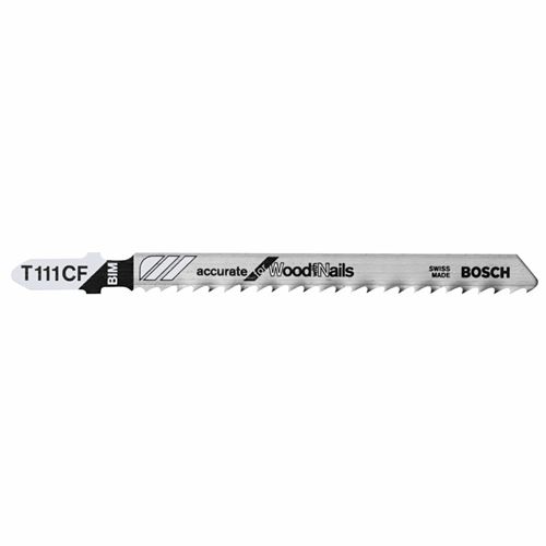 T111C 5 Pieces 4 In. 8 TPI Basic for Wood T-Shank 