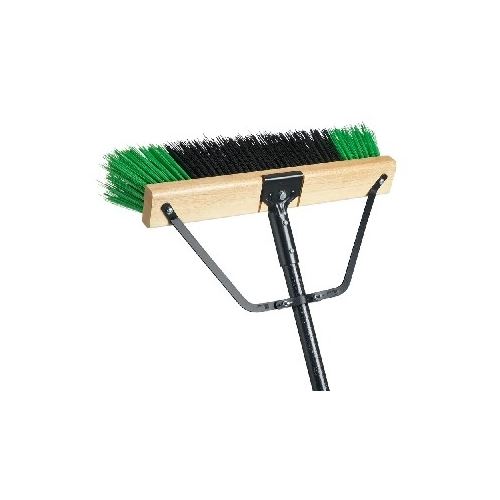 PB-700-GB24Green Ryno Stiff Push Broom - 24in