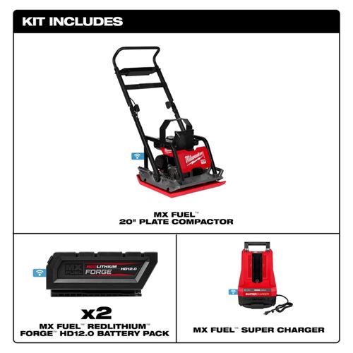 MXF220-2HD MX FUEL 20in Plate Compactor Kit-3