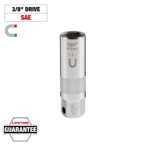 48-22-9552 3/8in Drive 5/8in Magentic Spark Plug S