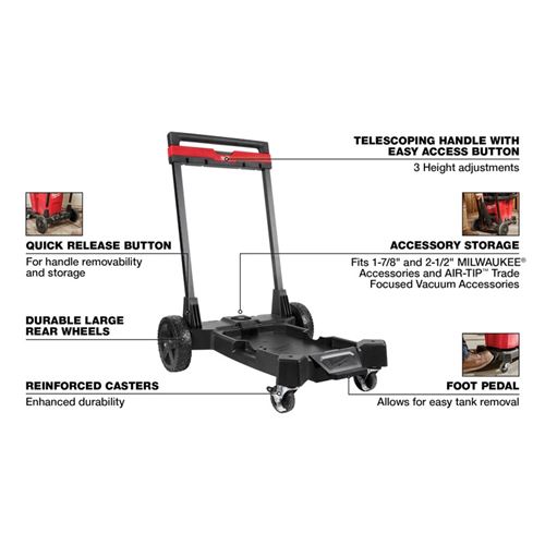 0933-20 Premium Wet/Dry Vacuum Cart-3