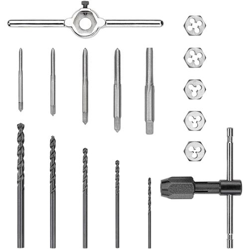 DWA1450 17 piece Metric Tap and Small Hexagon Die