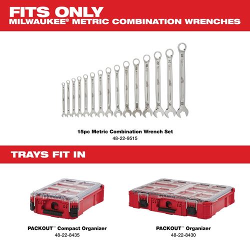 48-22-9483T 15pc Metric Combination Wrench Tray-3