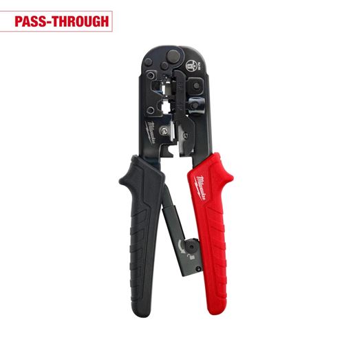 48-22-3074 Ratcheting Pass-Through Crimper and Str
