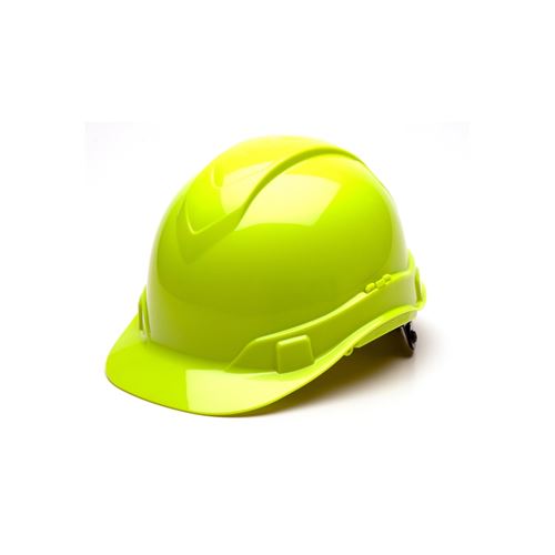 HP44131C Ridgeline Cap Style Hard Hat - Hi-Viz Lime