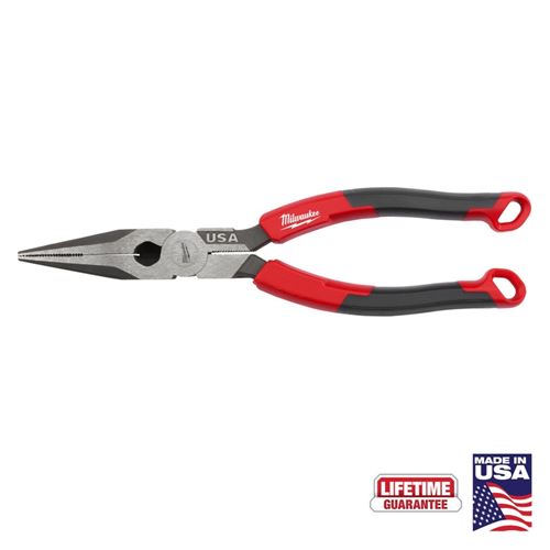 MT555 8in Long Nose Comfort Grip Pliers (USA)