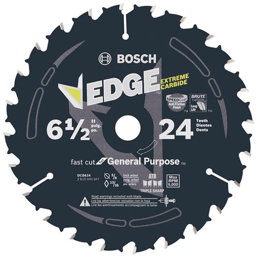Bosch | DCB624 6-1/2 In. 24 Tooth Edge Circular Sa