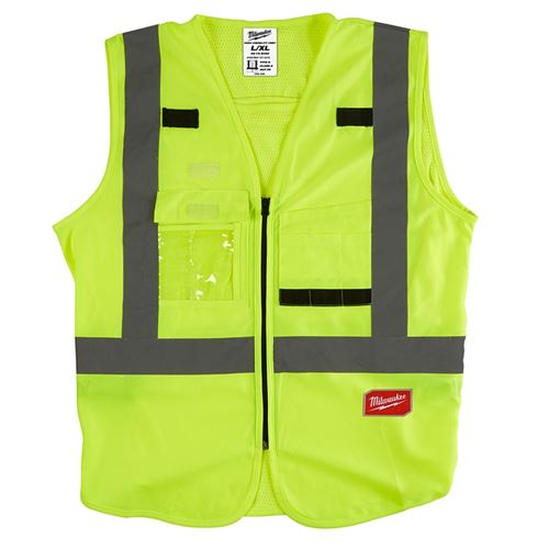 48-73-5062 High Visibility Yellow Safety Vest - L/