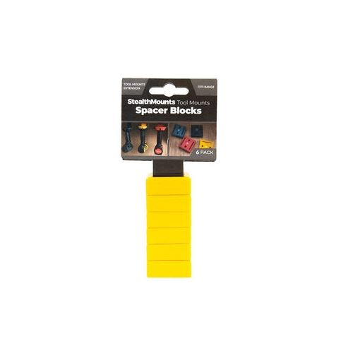 TMSPACE-YLW-6 Tool Mount Universal Spacer Yellow