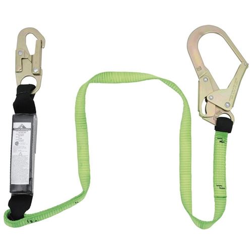 V8104626 6ft Shock Absorbing Lanyard With Form Hoo