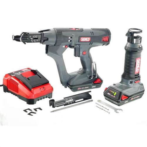 Senco DS215-SR10 18V Autofeed Drywall Gun and Cut-out Tool