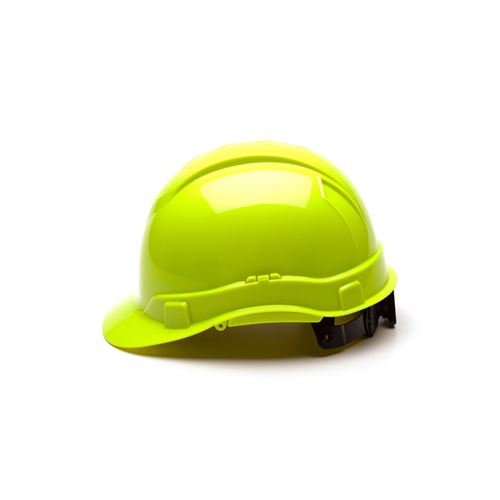 PYRAMEX HP44131C Ridgeline Cap Style Hard Hat - Hi-Viz Lime