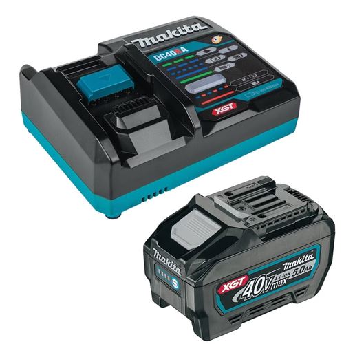 T-04357 0V MAX XGT 5.0Ah Battery and Rapid Charger
