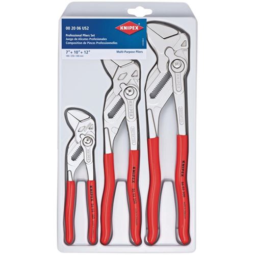 00 20 06 US2 3 Pc Pliers Wrench Set (7, 10, 12)