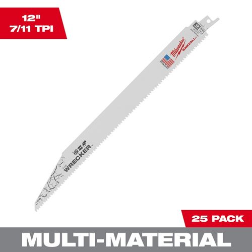 48-00-8711 WRECKER Multi-Material SAWZALL Blade 12