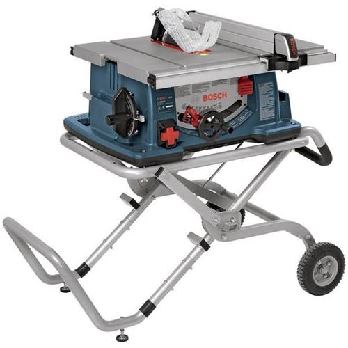 4100-09 10" Worksite Table Saw with Gravity-Rise Wheeled Stand