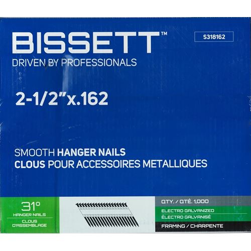 S318162 2-1/2 in Joist Hanger Strip Nails - EG
