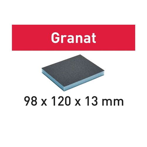 Abrasive sponge 98x120 x13 60 GR/6 Granat 201112