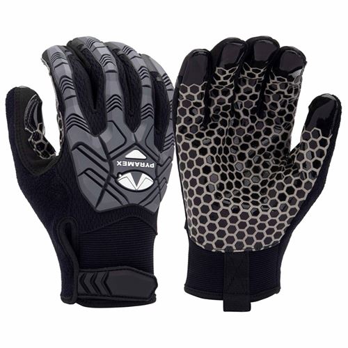 GL203HT SYNTHETIC LEATHER SILICONE PALM WORK GLOVE