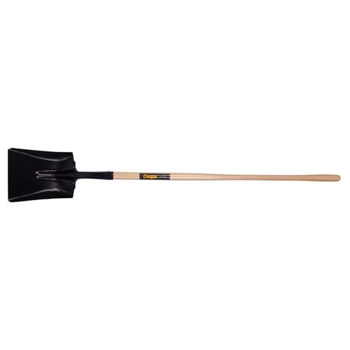 CHS2L Square point shovel, long wood handle