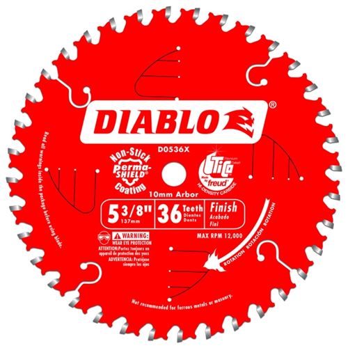 D0536X 5-3/8 in. x 36 Tooth Trim Saw Blade