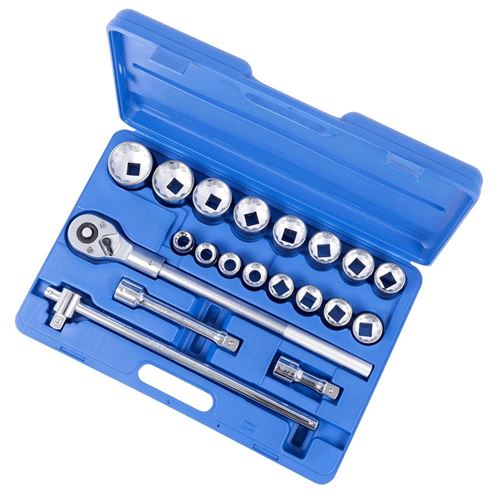 600407 21-PC 3/4in DR METRIC SOCKET SET ? 12 POINT