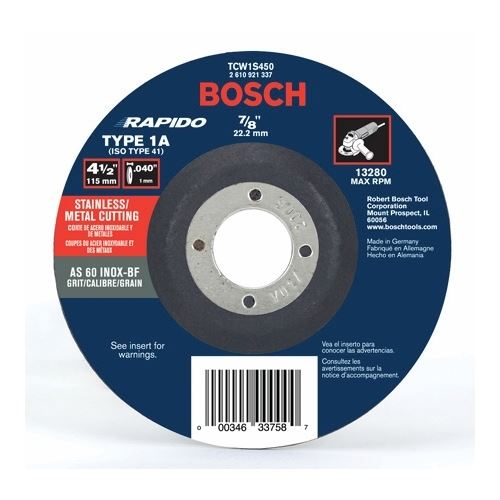 Bosch | TCW1S450 4-1/2 In. .040 In. 7/8 In. Arbor