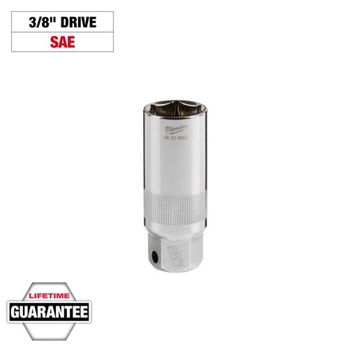 48-22-9553 3/8in Drive 13/16in Spark Plug Socket