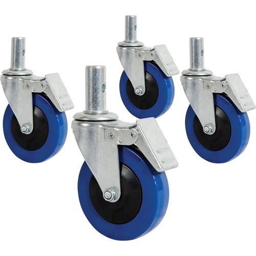 I-C4CAS4 4 in. Scaffolding Caster Wheels with Doub