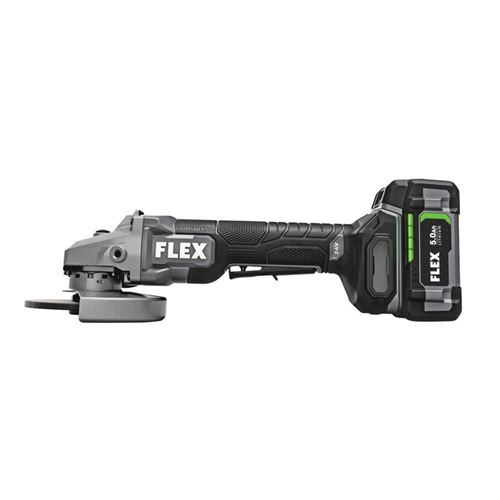 FLEX FX3171A-1C 24V 5 in Brushless Variable Speed Angle Grinder with Paddle  Switch Kit