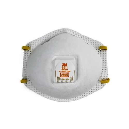 8511, N95 Respiratory Protection - 10 pack