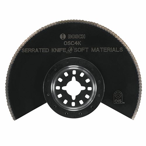 OSC4K 4 In MultiTool HCS SerratedKnife Segmented Saw Blade 1