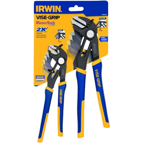 1802533 Two-Piece GrooveLock 8-Inch V-Jaw and 10-I